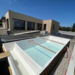 AZ BTP, création d'un extension en terrassement et maçonnerie avec VRD et construction d'une piscine dans une maison individuelle dans le Rhône à Sainte consorce