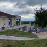 AZ BTP, création d'un extension en terrassement et maçonnerie avec VRD et construction d'une piscine dans une maison individuelle dans le Rhône à Sainte consorce