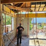 AZ BTP, Rénovation globale, clé en main d'une maison individuelle suite à un sinistre et incendie dans le Rhône à Dommartin